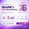 Celebrate WebNIC's 26th Anniversary with exclusive domain offers.webp
